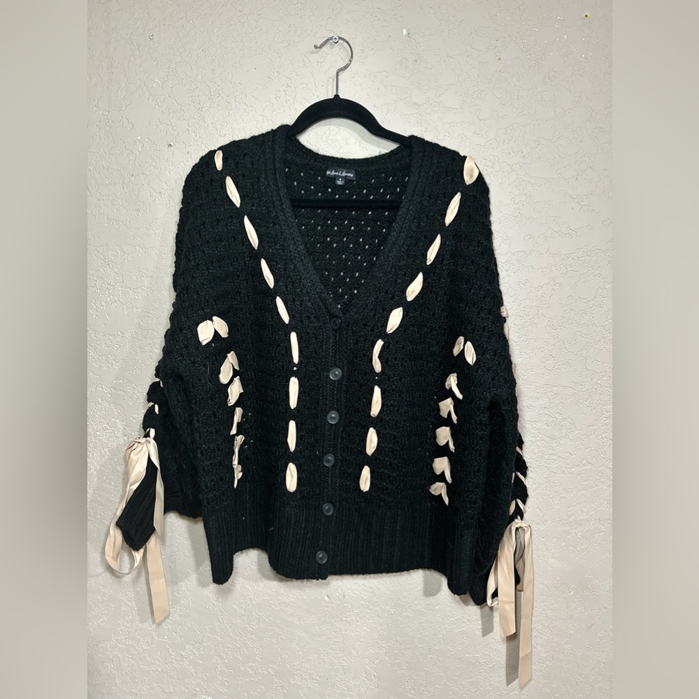 For Love & Lemons | Liberty Oversized Cardigan Size: Small - Picture 3 of 5